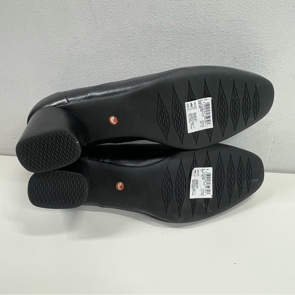 New Clarks Un Cosmo Step Womens Pumps Black Leather Size 11 - Picture 8 of 14